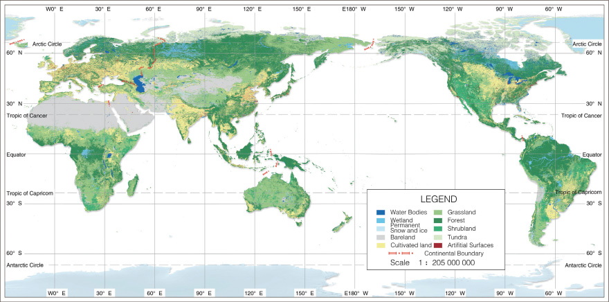 全球地表覆盖 GlobeLand30